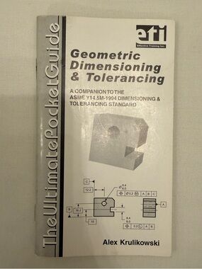 Geometric Dimensioning & Tolerancing Pocket Guide - White/Gray